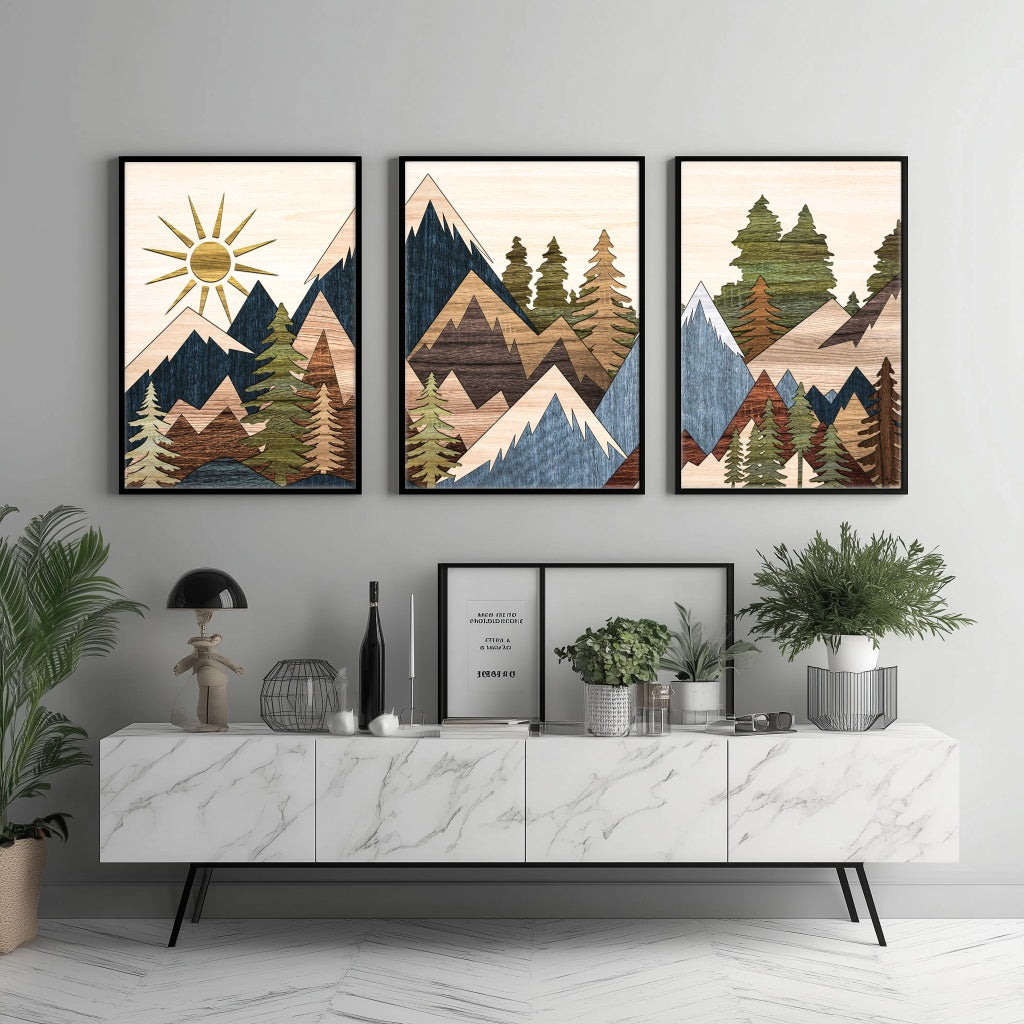 Art Deco Canvas Sæt