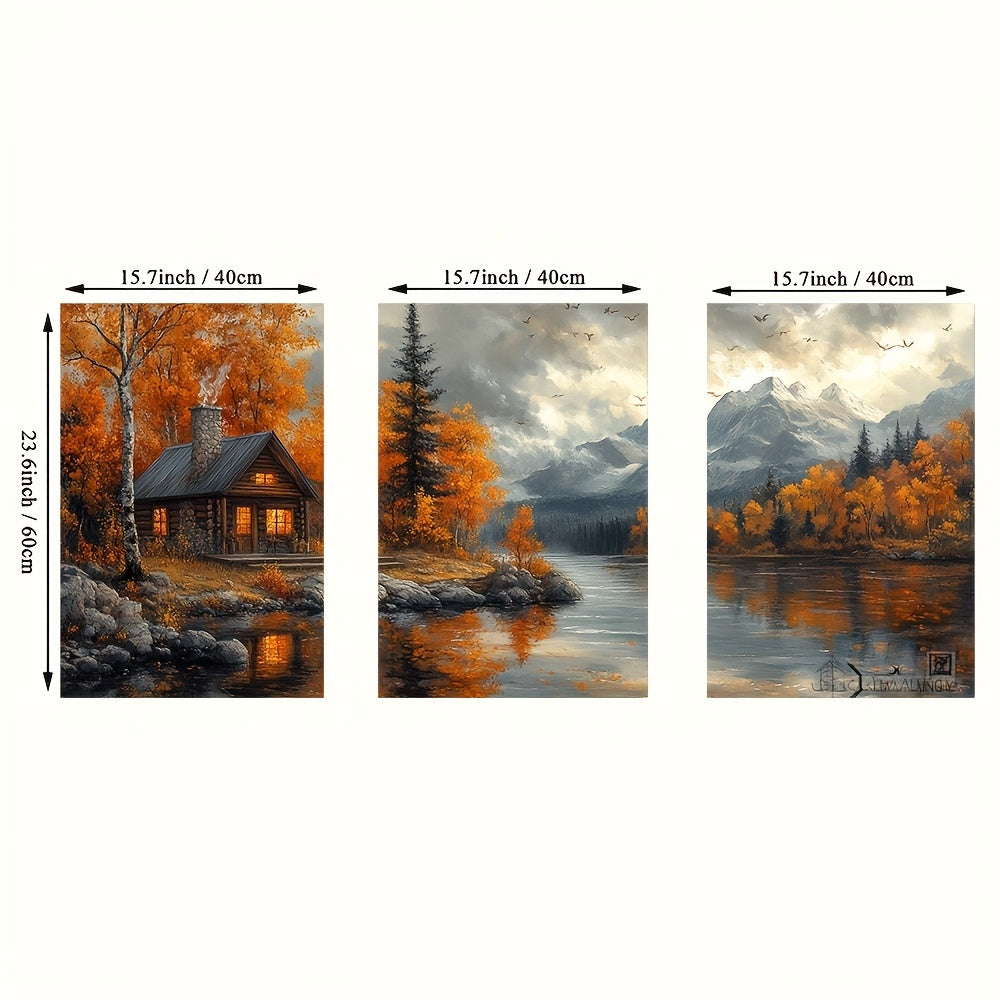 Rustikt Efterår Canvas Sæt