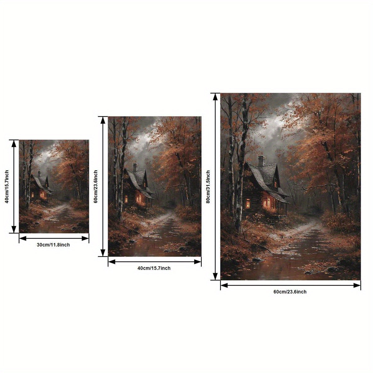 Efterårs Skov Canvas Sæt