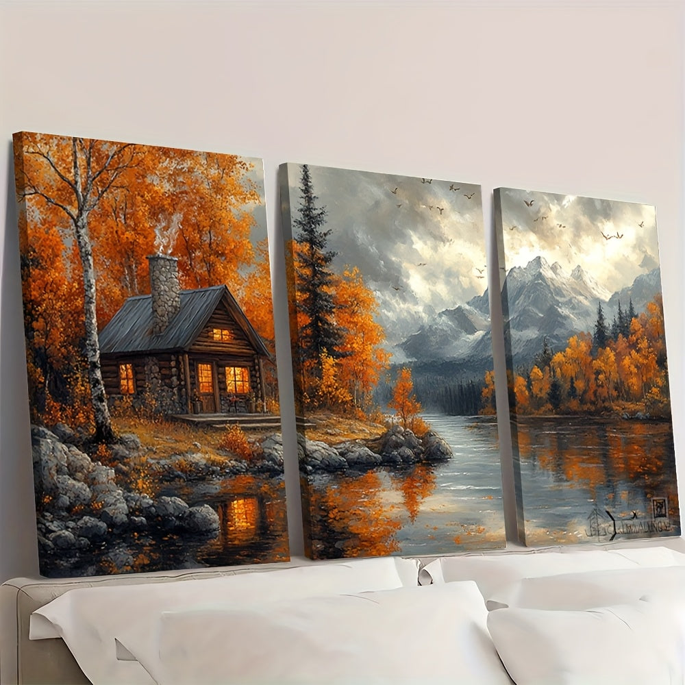 Rustikt Efterår Canvas Sæt