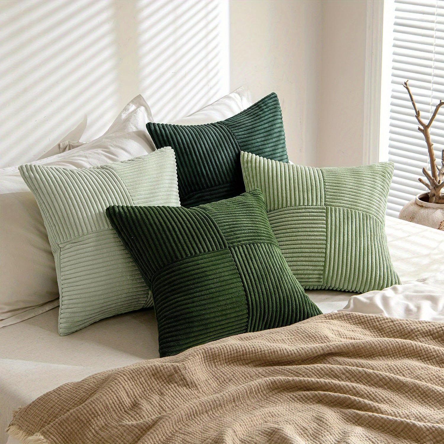 Forest Rib Puder – (Sæt af 4)