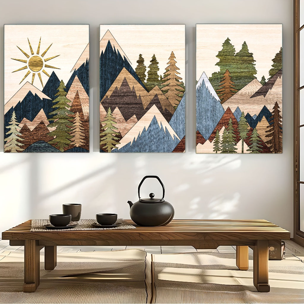 Art Deco Canvas Sæt