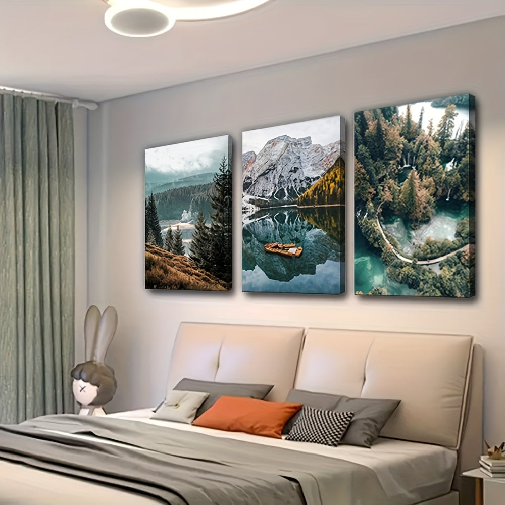 Nordisk Landskab Canvas Sæt