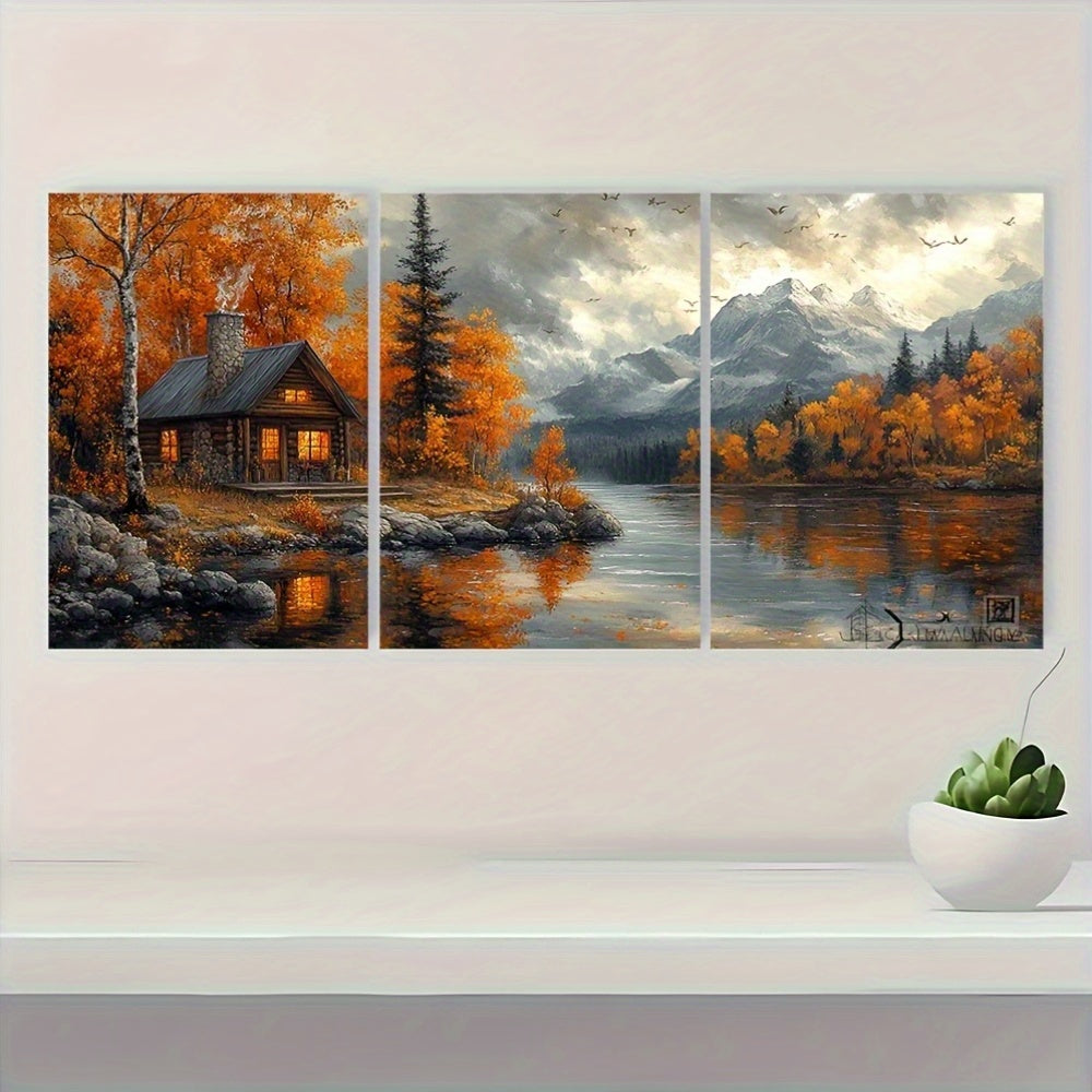 Rustikt Efterår Canvas Sæt