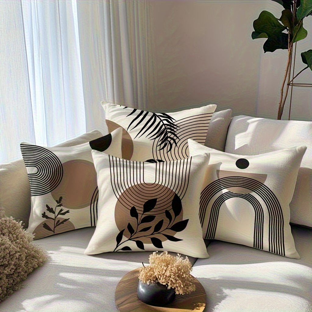 Modern Abstract Puder – (Sæt af 4)