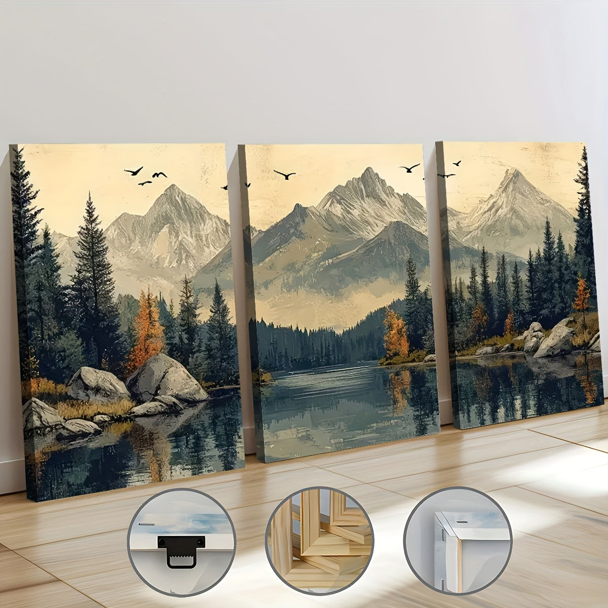 Moderne Natur Canvas Sæt