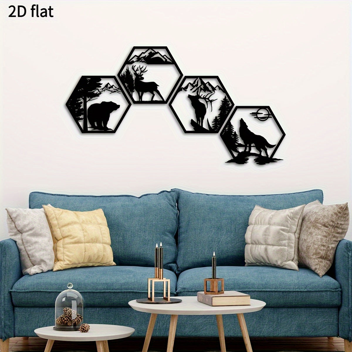 Rustikt Skov Dekor Sæt