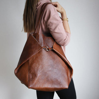 Hazel™ | Tidless Leather Bag