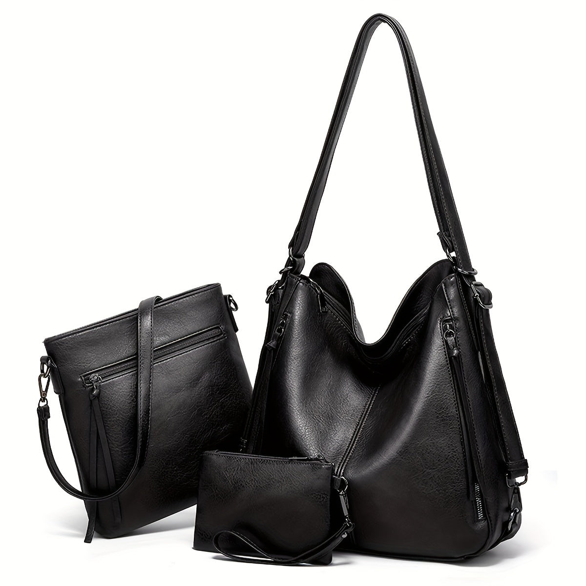 Amelia™ | Retro Leather Tote Bag