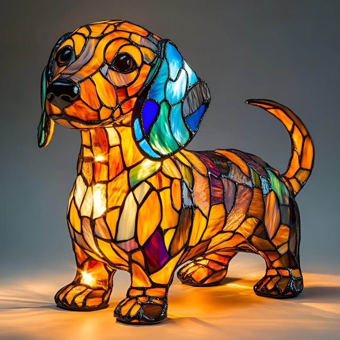 Animal Glow™ | Handcrafted Stained Glass Lamp