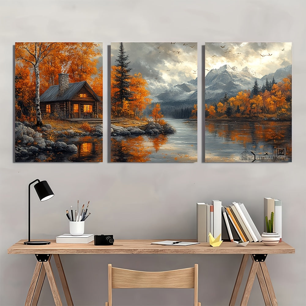 Rustikt Efterår Canvas Sæt