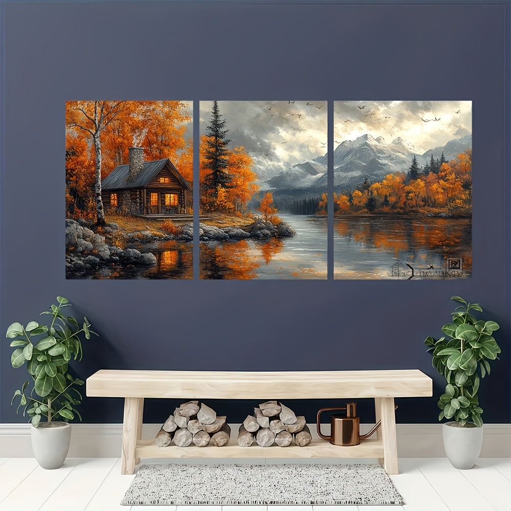 Rustikt Efterår Canvas Sæt