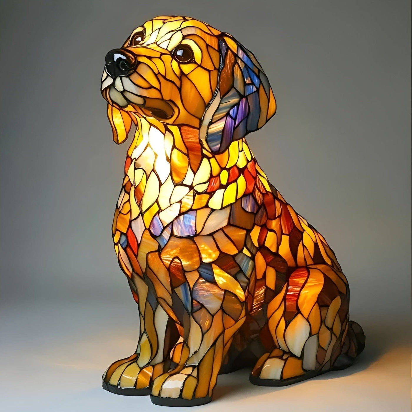 Animal Glow™ | Handcrafted Stained Glass Lamp