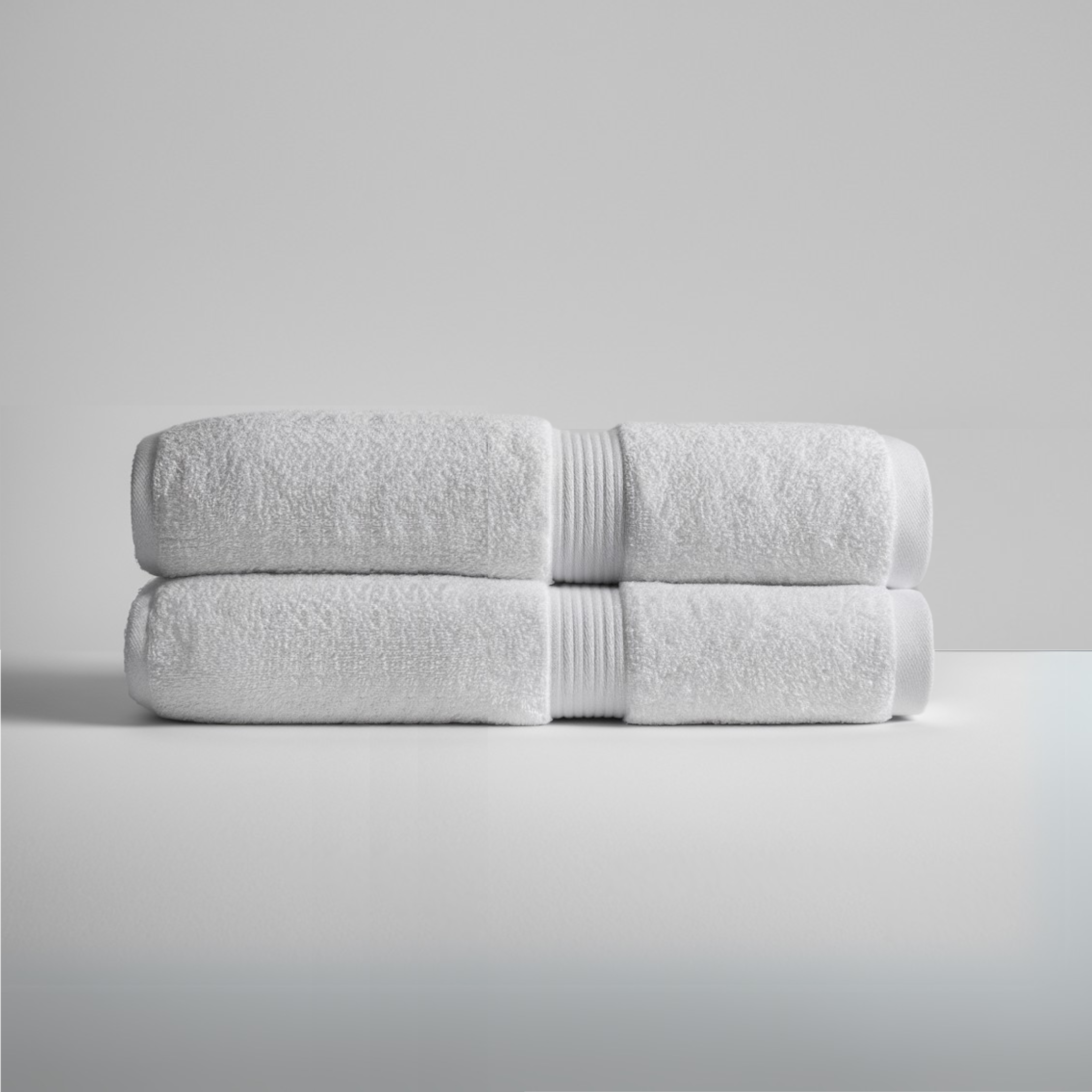 Set med 2 Ultrasoft Ægyptiske Bomulds Håndklæder (28x16 tommer)