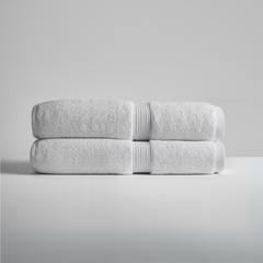 Set med 2 Ultrasoft Ægyptiske Bomulds Håndklæder (28x16 tommer)