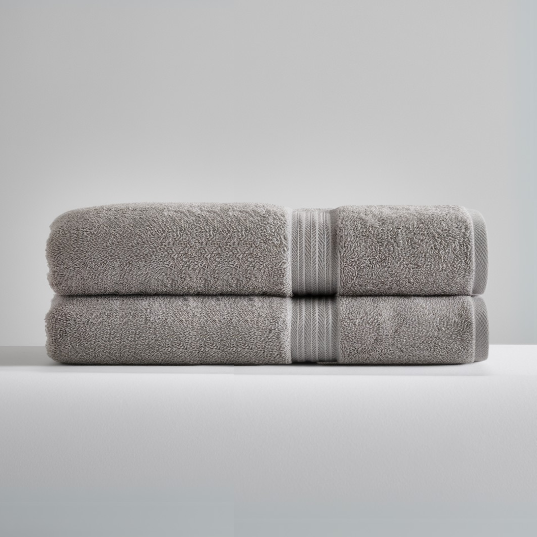 Set med 2 ultrasoft egyptiske bomulds badehåndklæder (55x28 tommer)