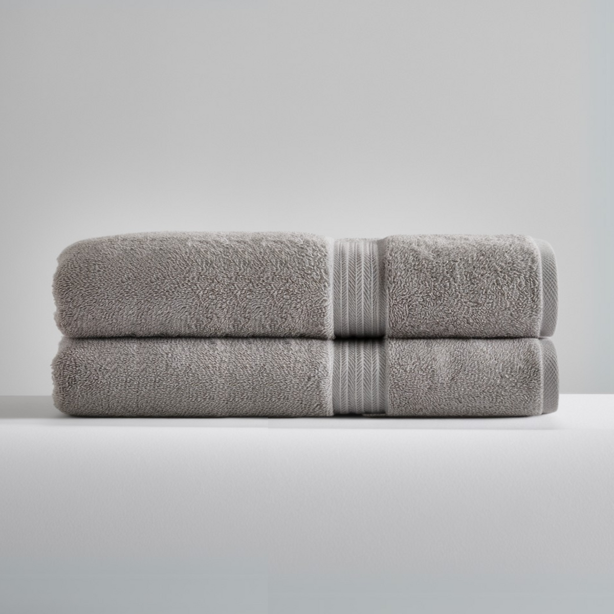 Set med 2 ultrasoft egyptiske bomulds badehåndklæder (55x28 tommer)