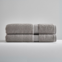 Set med 2 ultrasoft egyptiske bomulds badehåndklæder (55x28 tommer)