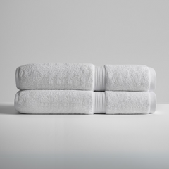 Set med 2 ultrasoft egyptiske bomulds badehåndklæder (55x28 tommer)