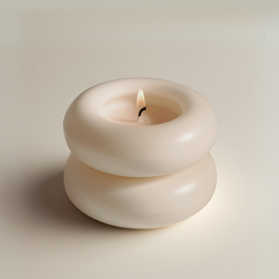 Donut stearinlys