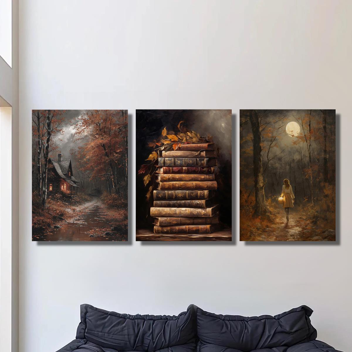 Efterårs Skov Canvas Sæt