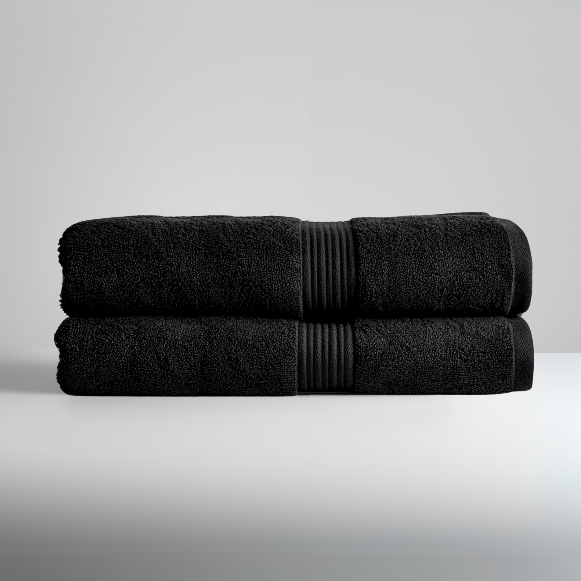 Set med 2 ultrasoft egyptiske bomulds badehåndklæder (55x28 tommer)