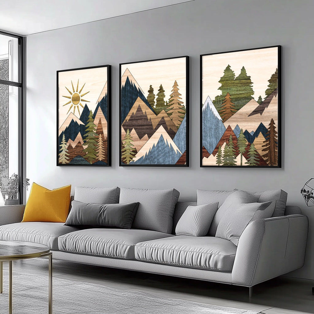 Art Deco Canvas Sæt