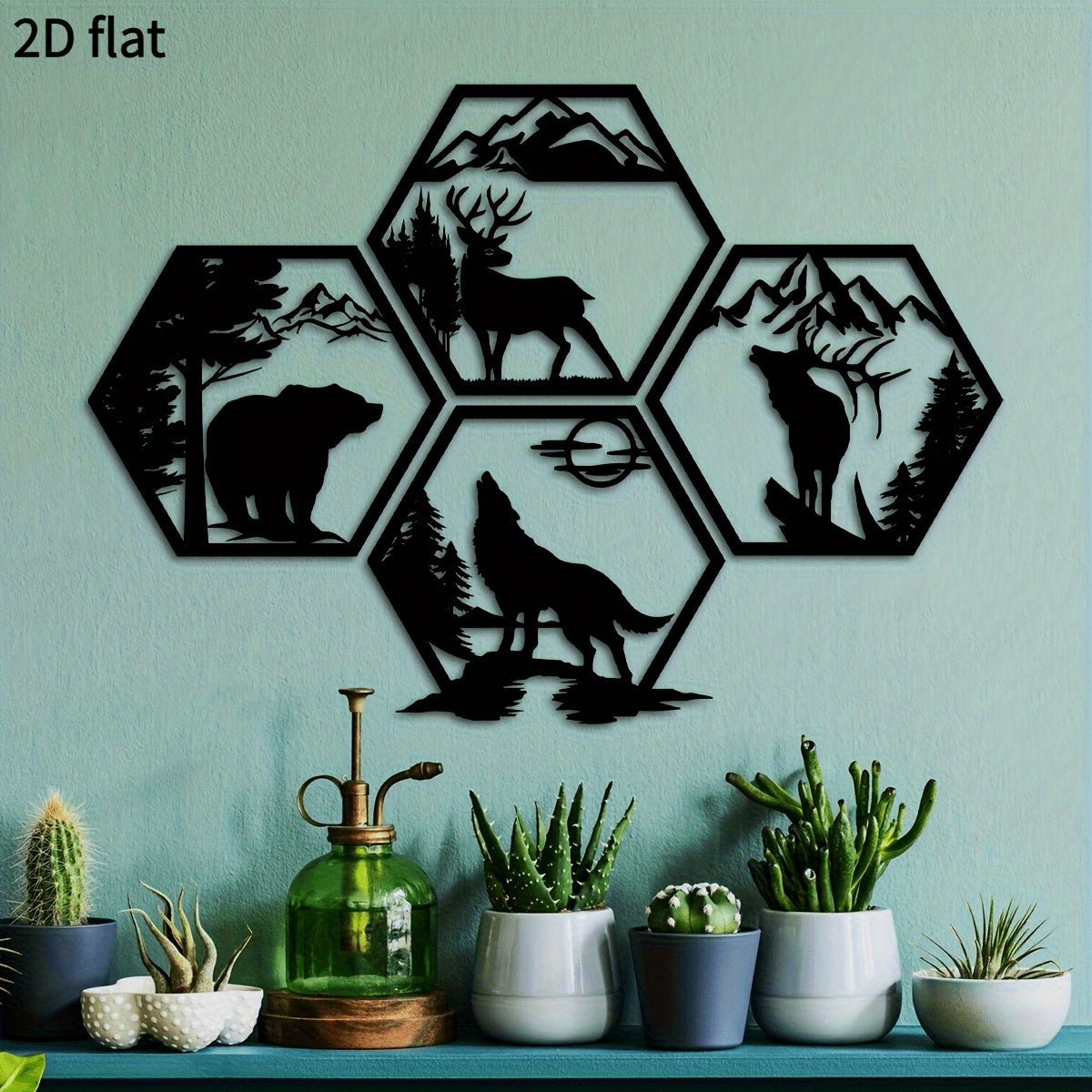 Rustikt Skov Dekor Sæt