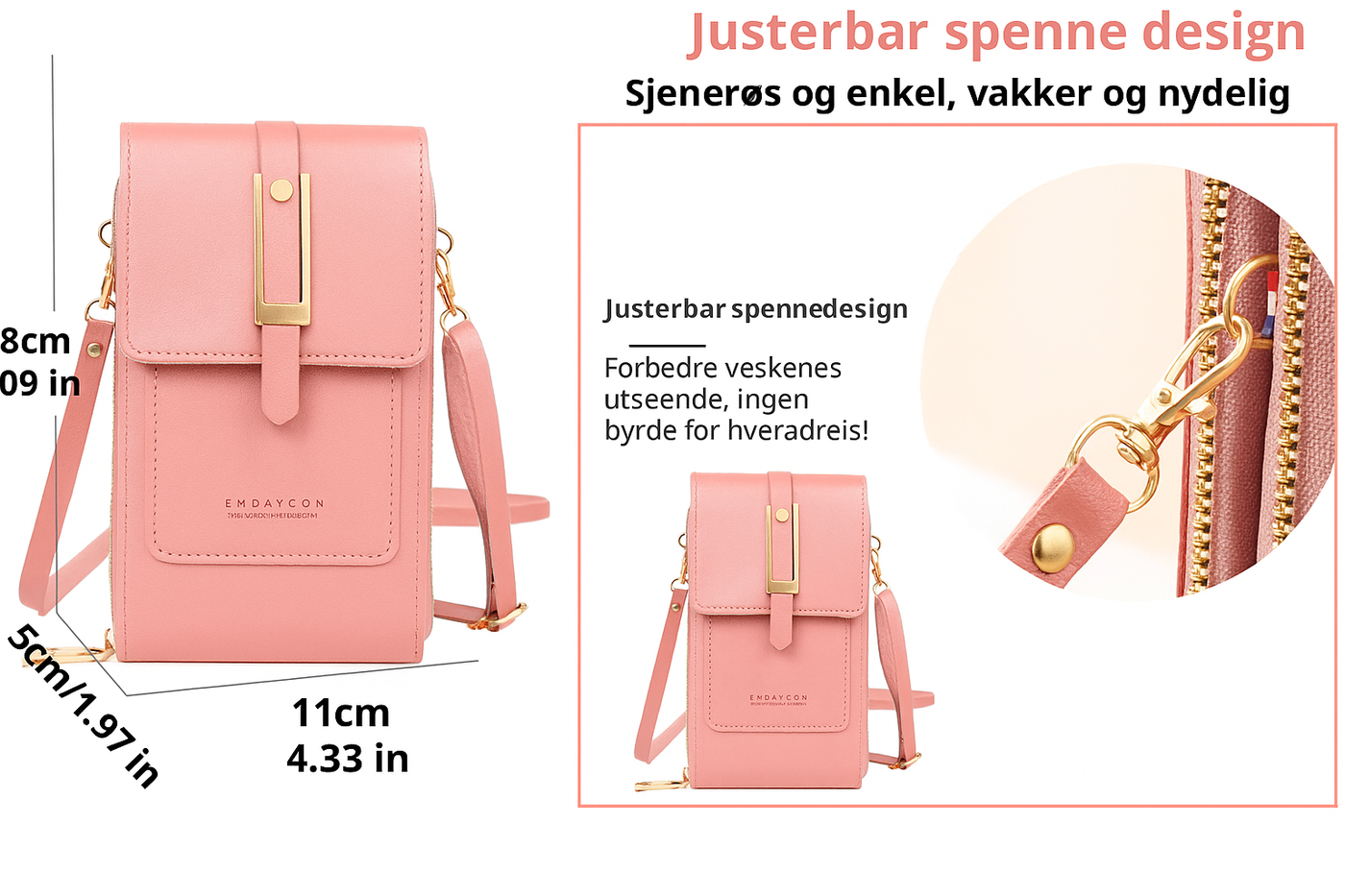 Alessia™ | Crossbody Taske til Mobil