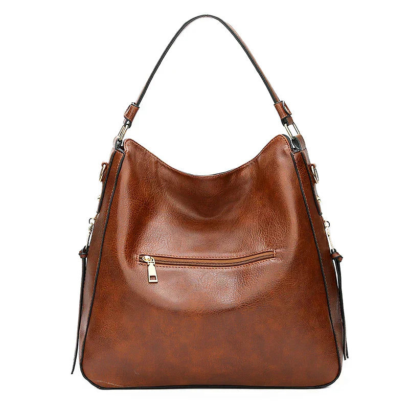 Justine™ | Tidless Leather Bag