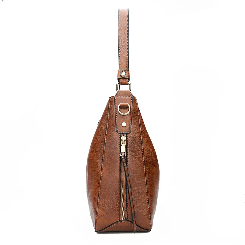 Justine™ | Tidless Leather Bag