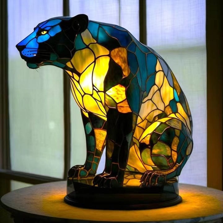 Animal Glow™ | Handcrafted Stained Glass Lamp