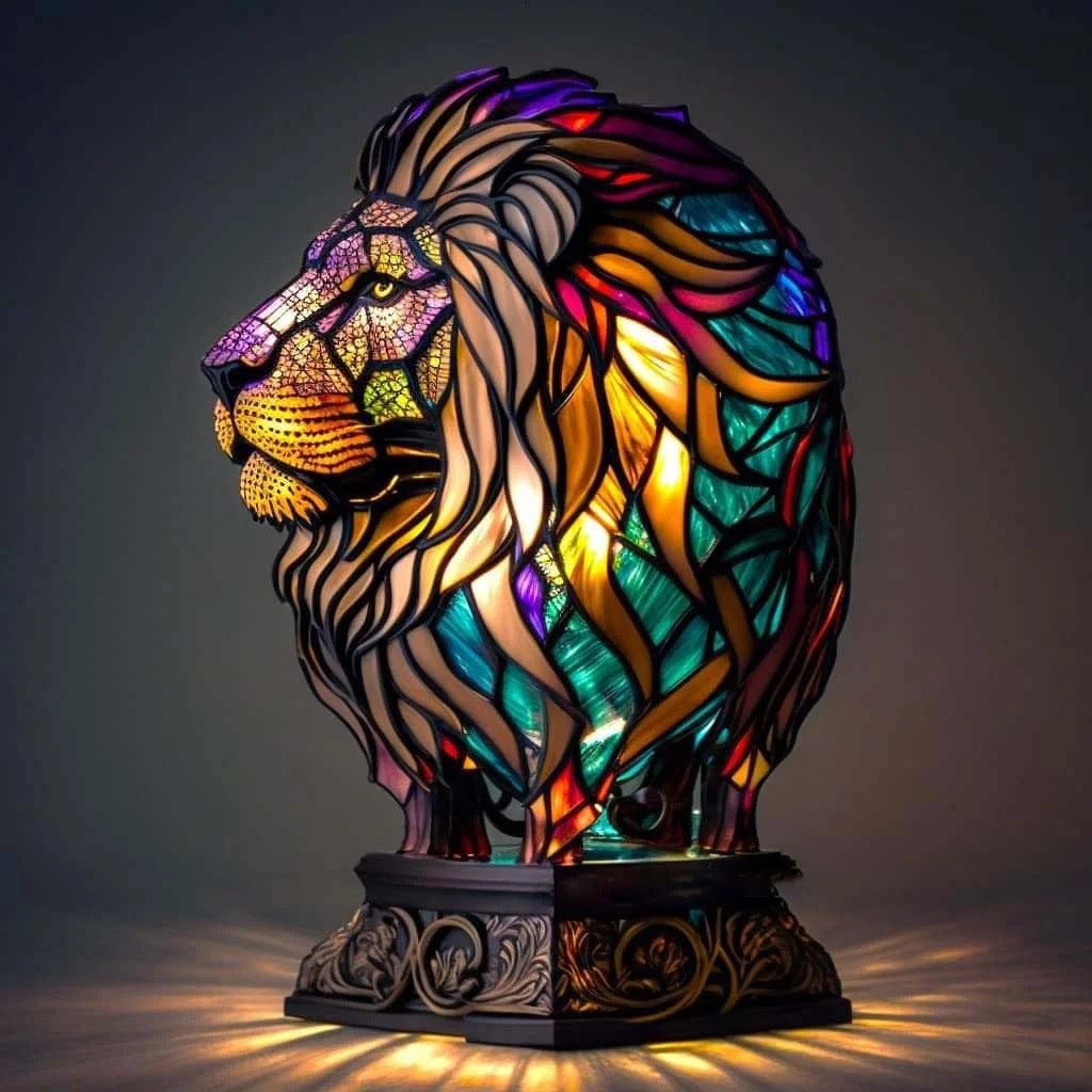 Animal Glow™ | Handcrafted Stained Glass Lamp