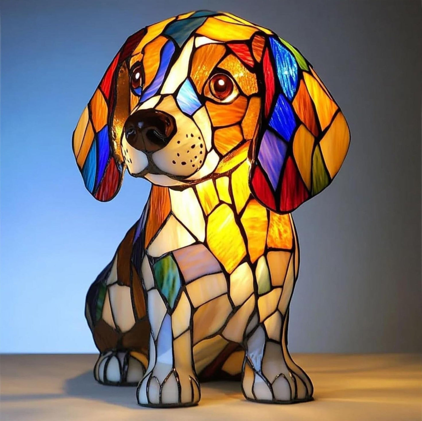 Animal Glow™ | Handcrafted Stained Glass Lamp