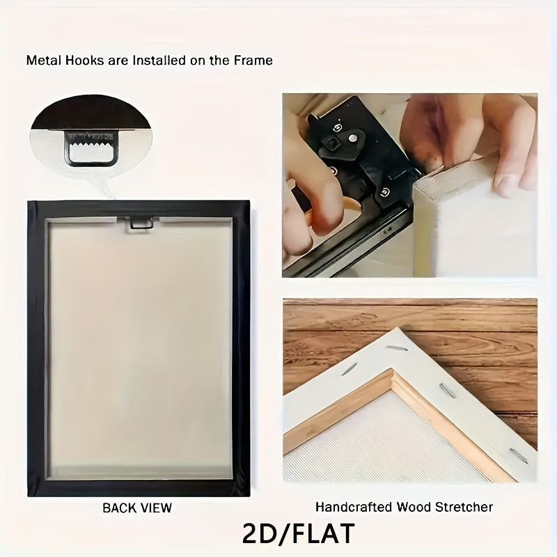 Humoristisk Giraf Canvas