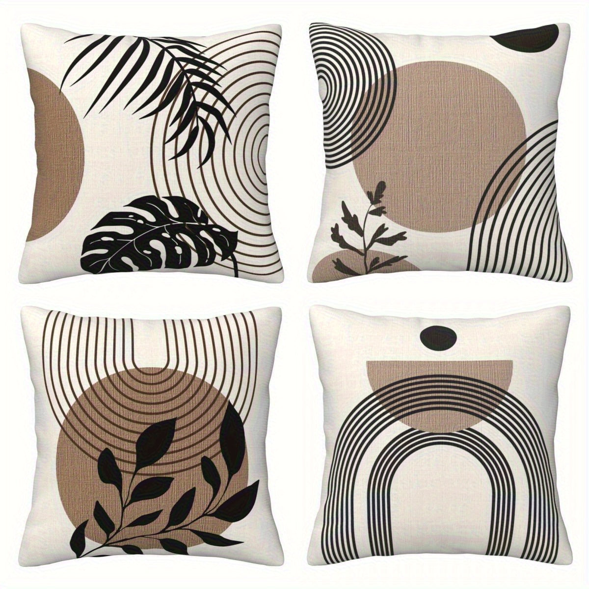 Modern Abstract Puder – (Sæt af 4)