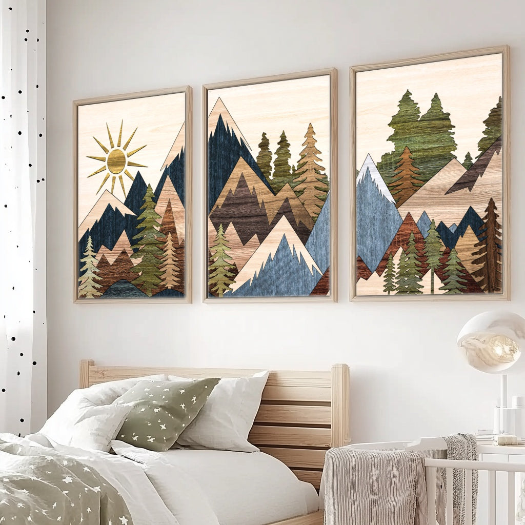 Art Deco Canvas Sæt