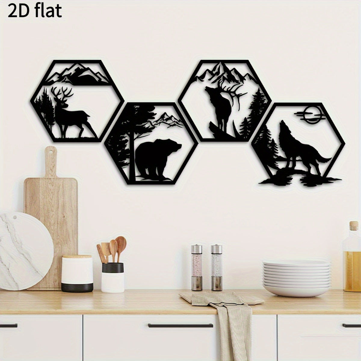 Rustikt Skov Dekor Sæt