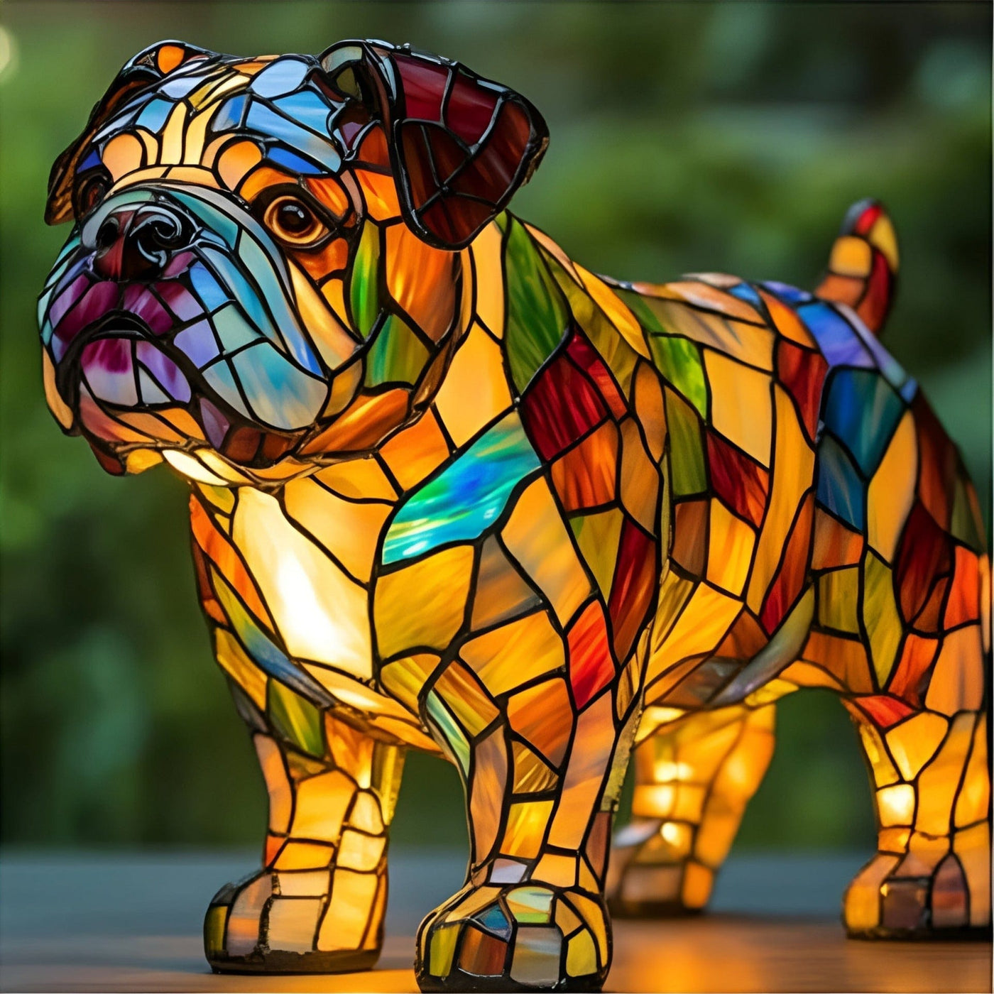 Animal Glow™ | Handcrafted Stained Glass Lamp
